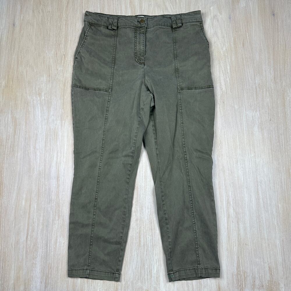 Joie The High Rise Willa Skinny Cargo Casual Chic Utility Pockets Pants XL